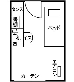 ドーミー湘南台Lei【個室間取り】