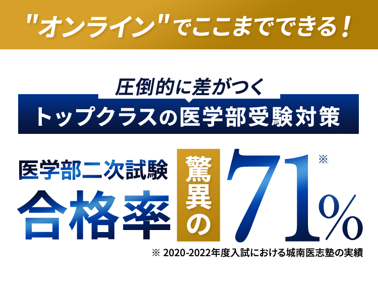 大手予備校があわないそんな方に知ってほしい 医学部専門 城南医志塾